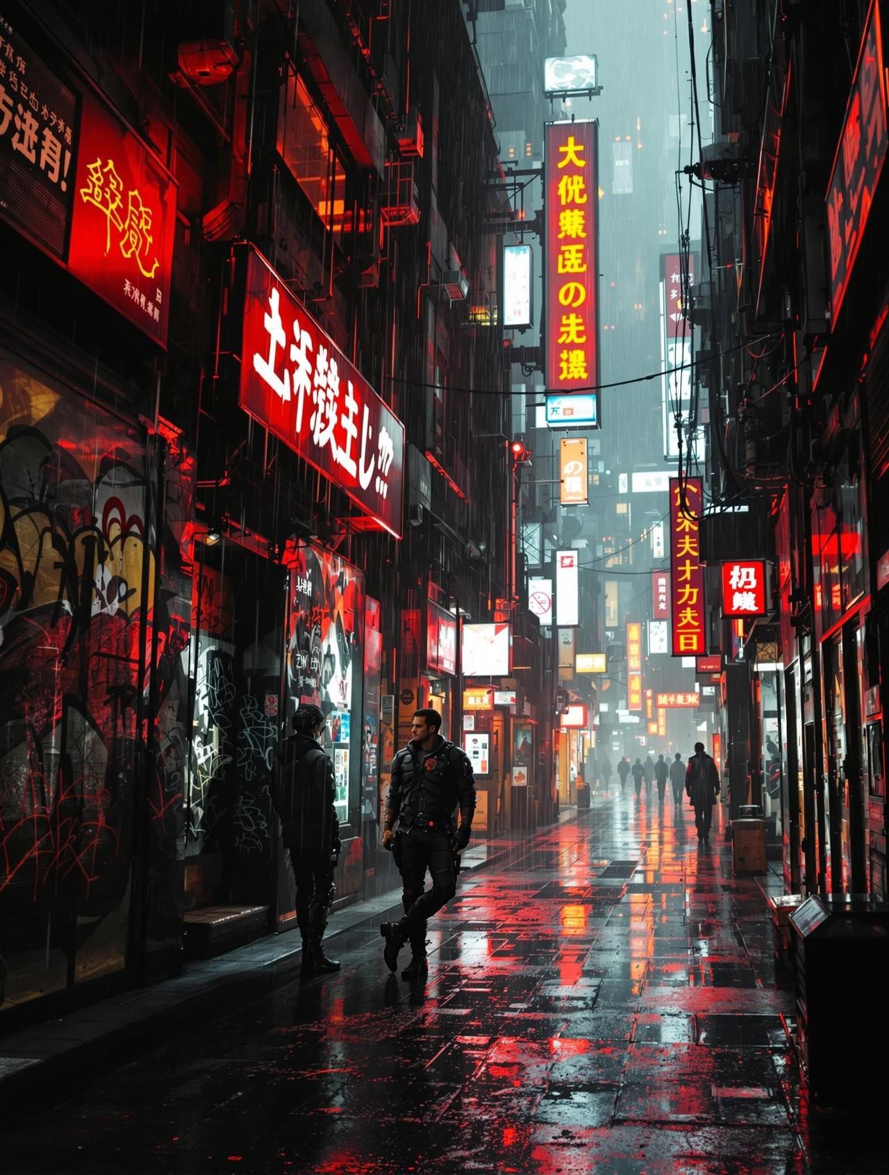 霓虹夜行者 海报